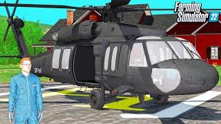 I BOUGHT A MILITARY HELI FOR A MANSION $2,000,000 | CAN WE MAKE BILLIONS? FARMING SIMULATOR 22