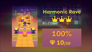 [Rolling Sky Edit] Harmonic Rave | Soar your way through the hidden path of time.