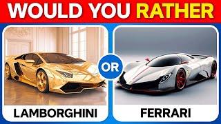 Would You Rather…! Luxury Car Edition! 