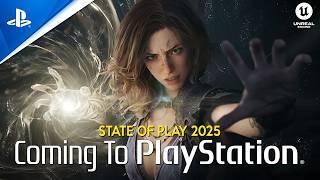 TOP 10 NEW PLAYSTATION State of Play Games with NEXT GEN GRAPHICS coming in 2025