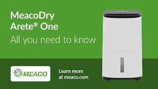 How to use your MeacoDry Arete® One Dehumidifier and Air Purifier | Meaco