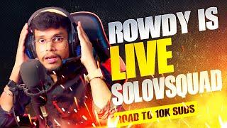 BGMI RowdyisLIVE - IPHONE 15 PLUS BGMI LIVE STREAM |  BGMI FULL LAGG | ROWDY ISLIVE BGMI