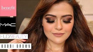 Soft Glam With My Favourite High End Products In India | Bobbi Brown, Huda Beauty & More