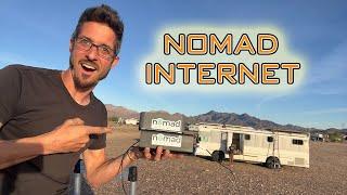 Testing nomad internet in the desert ️