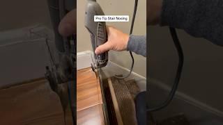 Stair Nosing How To Vinyl or Pergo Floor #diy #construction #stairs #nosing #howto #stepbystep #fyp