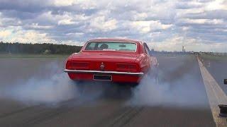 V8 Muscle Cars Hard Accelerations!