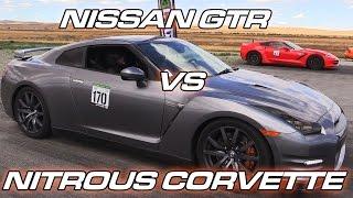 Nissan GTR vs Supercharged 7 Corvette