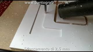 Incastro perfetto con forex da 5 mm   Pantografo cnc Multypla AMMA