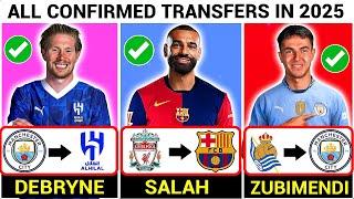  CONFIRMED FOOTBALL TRANSFERS 2025 | MO SALAH, DEBRYNE, RUBEN AMORIM FIRST SIGNING, GYOKERES