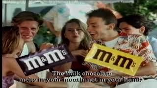 M & M advert - Melt in your mouth not in your hand