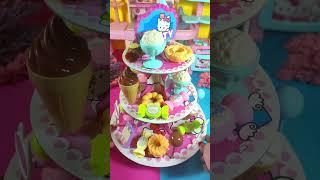 Satisfying with Unboxing & Review Hello Kitty Kitchen Set #hellokittykitchenset #hellokitty #shorts