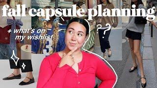 How I Plan My Seasonal Capsule Wardrobe: fall 2023 wishlist + what I'm loving!