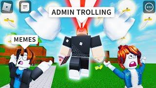 ️ADMIN️ ROBLOX Ability Wars - Admin Trolling & Funny Moments (MEMES)