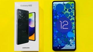 Samsung Galaxy A52 Android 12 & One UI 4