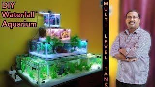 Multi-Level Fish Tank | Aquarium Waterfall | Diy Fish Tank | Diy Customized Fish Tank Aquarium