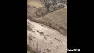 Chilcotin River Fully Breached - Aerial View