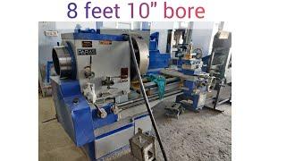 8 feet lathe with 10" bore | Big bore lathe machine manufactured by OPS UDYOG, BATALA| Cost of lathe