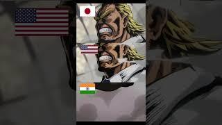 All Might’s “I AM HERE” Indian Hindi dub 