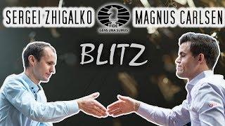 How to *almost* win against Carlsen / Sergei Zhigalko vs Magnus Carlsen / Blitz / 2018