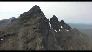 The Black Cuillin, Skye, Scotland from above