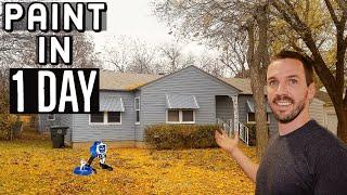  House Exterior Painted in 1 Day! Graco: DIY 