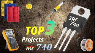 TOP 3 Projects Using Transistor|Mosfet Transistor Projects|Irf740 Mosfet Projects|Electronic Project