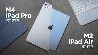 M2 iPad Air + M4 iPad Pro unboxing & first look | smashpop
