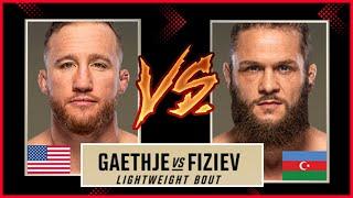 Justin Gaethje VS Rafael Fiziev highlights