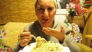 Eating Spaghetti with Kapers ASMR - blossomlikearose