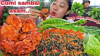 PEDAS ASAM SEGAR ‼️CUMI SAMBAL ASAM + URAP DAUN SINTRONG, TERNYATA ENAK