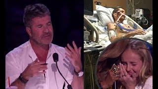 Evie Clair: Simon Cowell CHOKES UP While Her Sick Dad Watches Her Sing From The Hospital