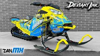 DEVIANT INK WRAP INSTALL | This sled is next level!