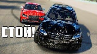 FORZA 7 АВТОПОДСТАВА - ПАПЕНЬКИН СЫНОК НА ЯГУАРЕ ПОДРЕЗАЛ ЧЕРНЫЙ MERCEDES ML 63 BRABUS В ДУБАЕ!