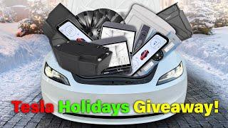 2024 Tesla Model Y/3 Accessories Holidays Giveaway! #tesla #giveaway