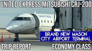 [TRIP REPORT] United Express Mitsubishi CRJ-200 (ECONOMY) Mason City, IA (MCW) - Chicago (ORD)