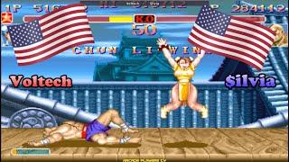 Super Street Fighter 2 Turbo  Voltech (Usa) vs $ilvia (Usa) 슈퍼 스트리트 파이터 2 터보