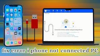 How to Quickly Fix iPhone Not Connecting to Laptop/PC with 3U Tools