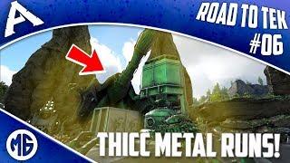 METAL FARM ON LOCK BOIS! Road to Tek Official PvP Ep 6 - Ark: Survival Evolved