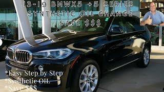 13-19 BMW X5 + 5 Series SYNTHETIC OIL CHANGE FOR $42!