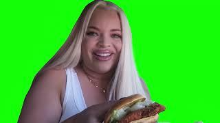 Trisha Paytas meme - Huh? What? Oh! Hehe, Okay - Green Screen