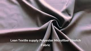 Polyester Microfiber Stretch Fabric Waterproof