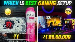 Which is Best Gaming  Set up 1 rupee vs 10 crore  ?-para_SAMSUNG,A3,A5,A6,A7,J2,J5,A7,S5,S6