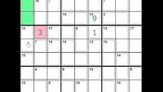 Killer Sudoku Tutorial