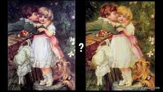 Как подобрать цвет краски при копировании картины?