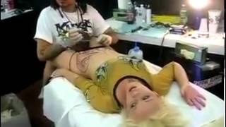 Orgasm by tattoo.