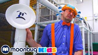 Learn Emotions and Feelings with Blippi at the Play Place | Blippi | Moonbug Kids