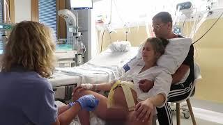 English women Giving Birth at a Hospital