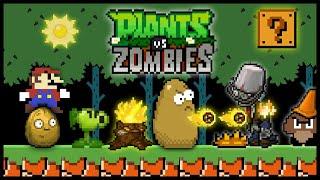 SUPER MARIO But it's Plants Vs. Zombies !! 