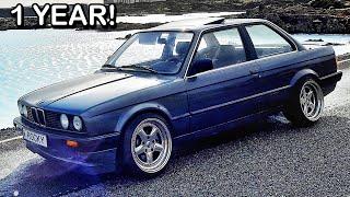 BMW E30: 1 YEAR OF OWNERSHIP TRANSFORMATION IN LESS THEN 20MINUTES!!