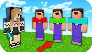 2 НУБА И ДЕВУШКА ПРО ИГРАЮТ В ПРЯТКИ В МАЙНКРАФТ | Нубик Пэнн Minecraft